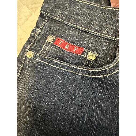 T&Y Fashion Women's/Teen Skinny Jeans 17/18 Mid Rise Stretch Slim Fit Denim - Picture 4 of 8